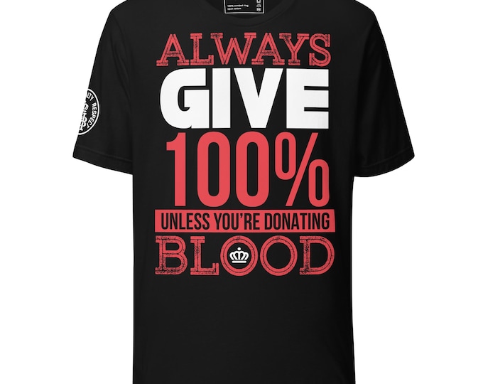Featured listing image: GIVE 100 : Unisex t-shirt