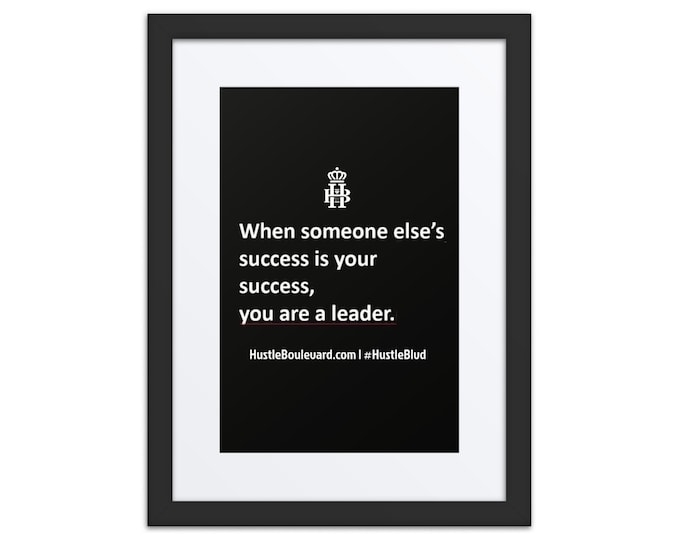Featured listing image: SOMEONES SUCCESS : Framed poster