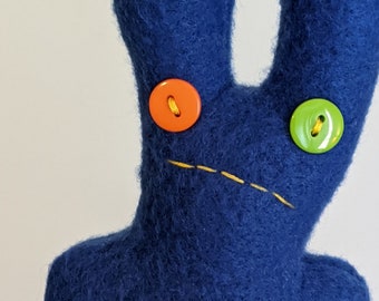 angry sh.t bunny, blue