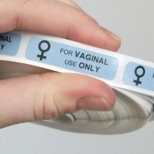 80 'FOR VAGINAL USE only' stickers image 1