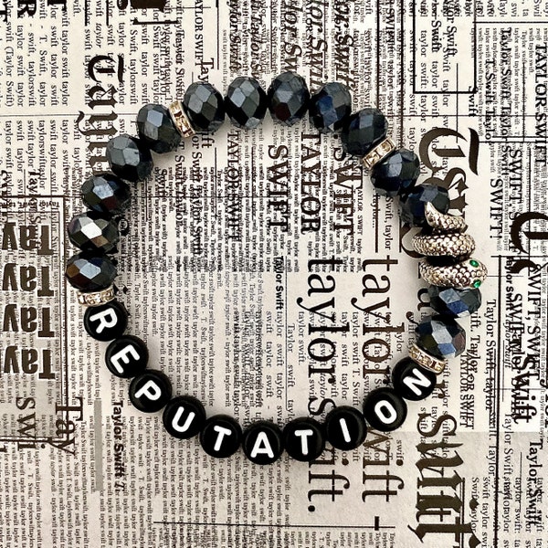 Reputation Friendship Bracelet Taylor Swift Reputation Bracelet Taylor Swift Charm Eras Tour Bracelet Swiftie Gift Reputation Jewelry