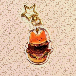 Paprika Hamburger 2 Acrylic Keychain zdjęcie 3