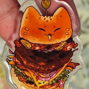 Paprika Hamburger 2 Acrylic Keychain zdjęcie 4