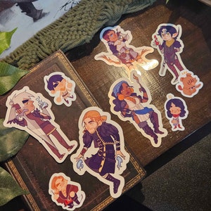 Dragon Age 2 Companions Stickers: Waterproof RPG Decals