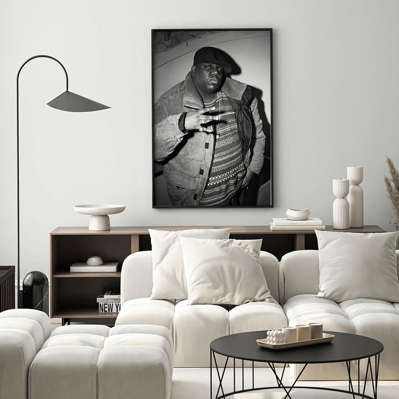 Biggie Poster Rapper The Notorious B.i.g. Biggie Smalls Hip Hop Singer Rapper Poster, Wall ...