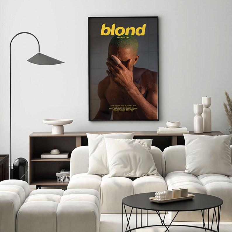 Frank Ocean Blond Album Cover Poster - 20x30 Inches - Pop Art Wall Decor