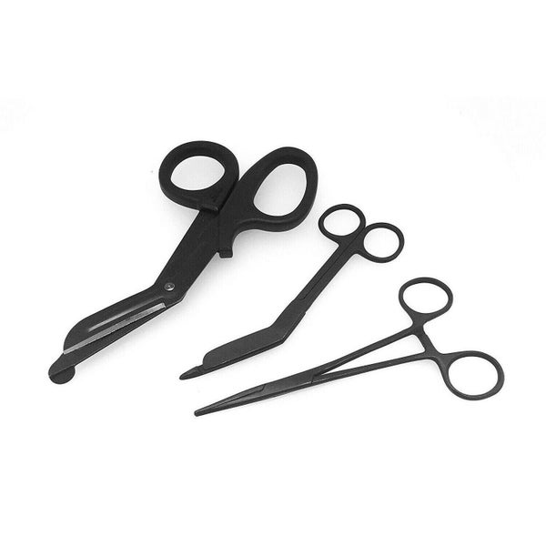 Tactical Black EMT/ Paramedic Tools with Medical Bandage Scissors and Shears