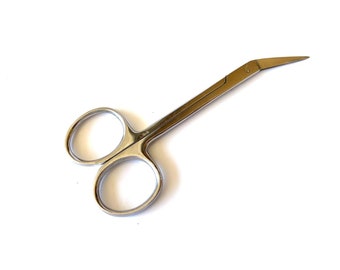 Iris Scissors 4.5" Angled Economy