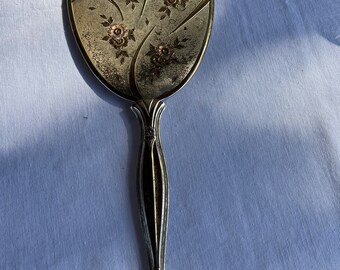 Vintage Ornate Victorian Style Hand-held Mirror