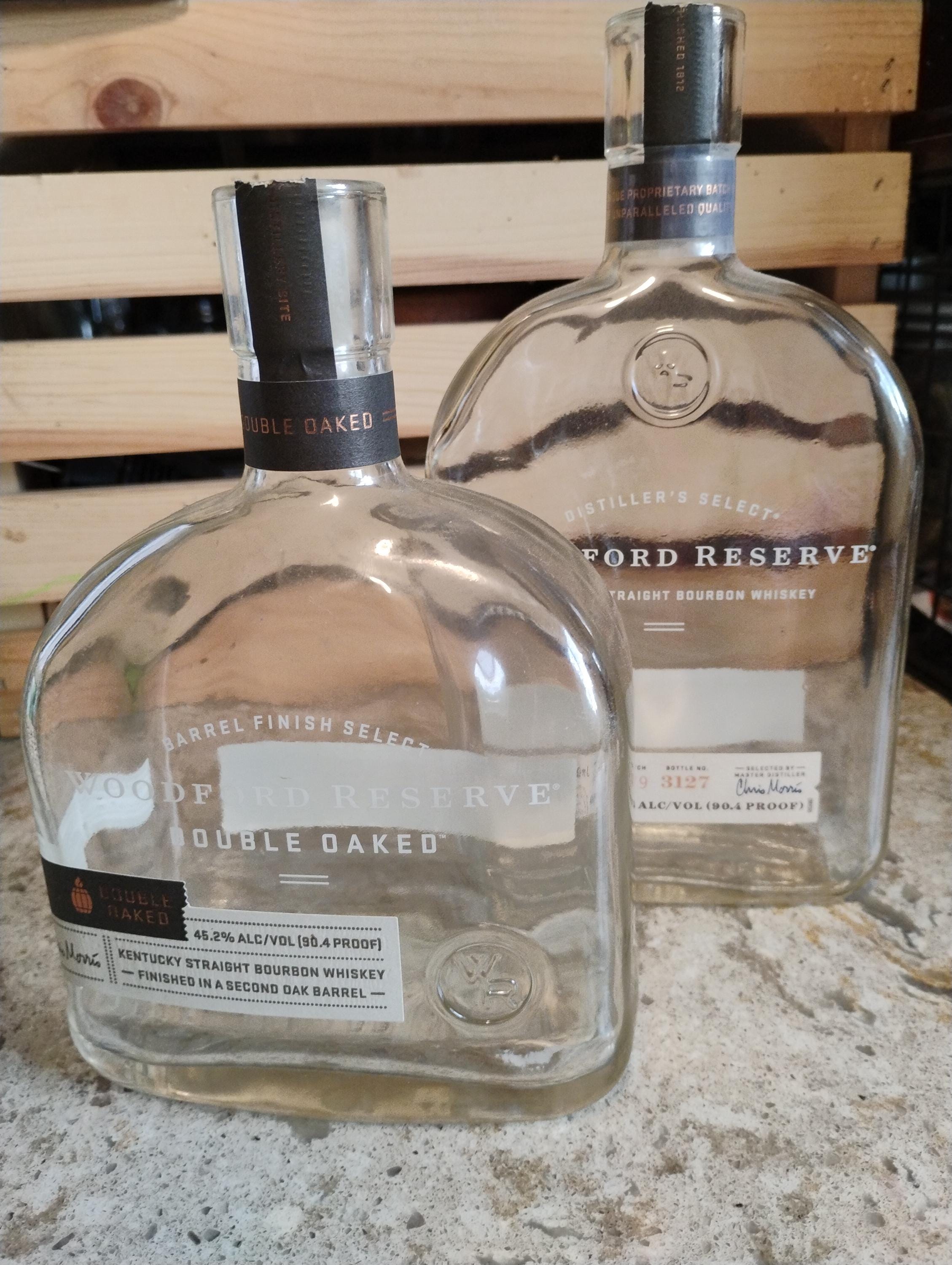 vintage style Liquor Whiskey bottles, Gin Rum Bottles, crafts, home brewing