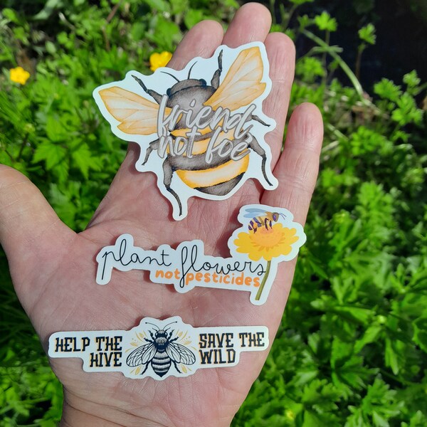 Save The Bees Honeybees Decal Sticker – Graphic Vinyl