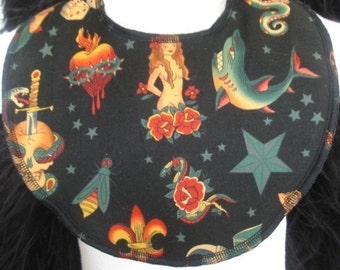 Sailor Jerry Tattoo baby bib