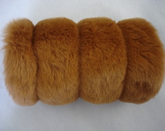 Faux Fur Hand Muffs weddings brown mink