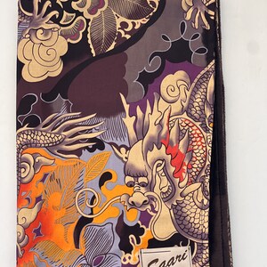 Tattoo dragon baby blanket, tattoo dragon punk blanket, dragon baby blanket, tatsu baby blanket