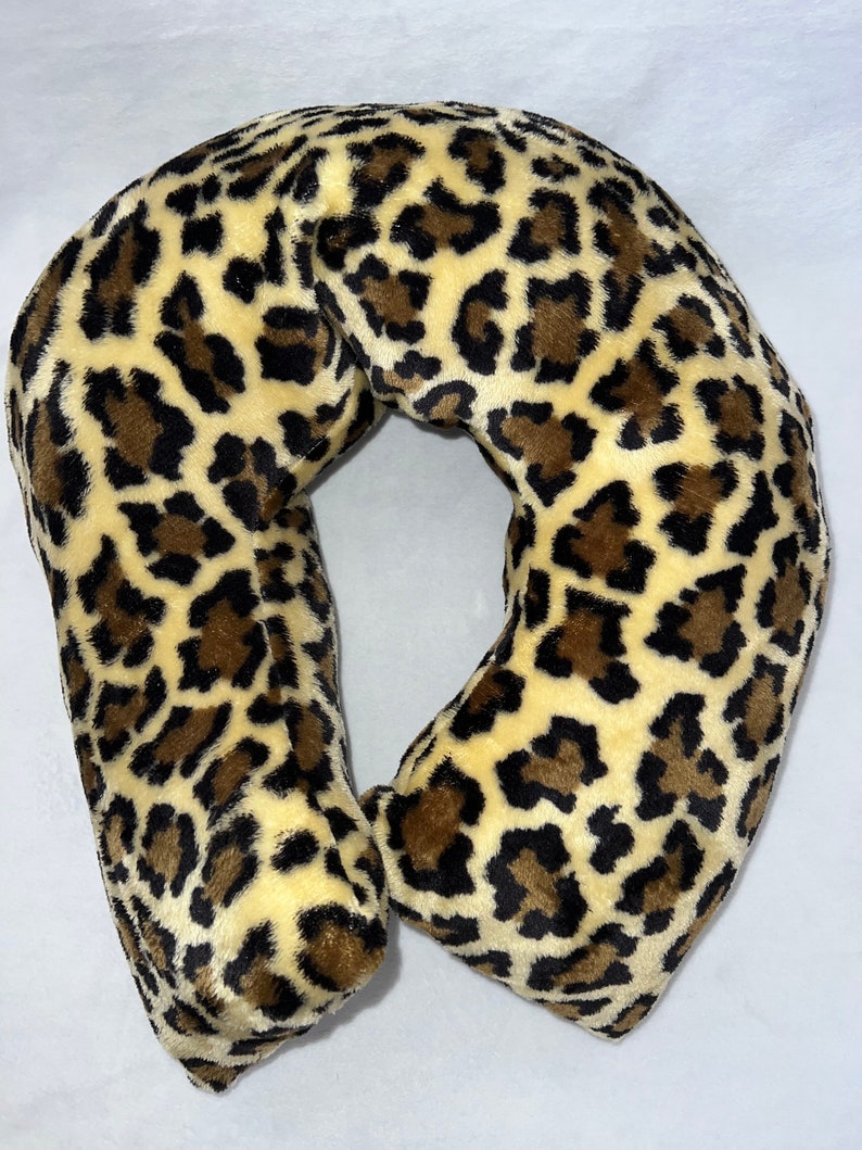 Deep sleep leopard PILLOW noise muffling pressured sleep mask light blocking relaxing sleep Best Seller image 2