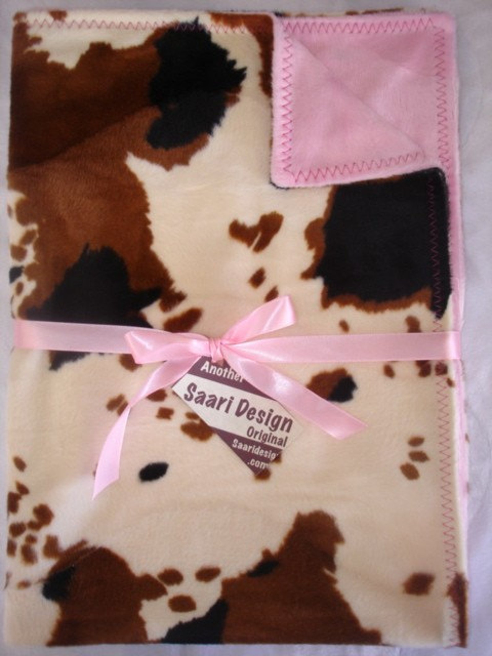 Cowgirl or Cowboy Country Western Boutique Baby Blanket Cow Etsy