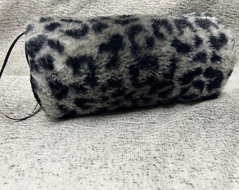 Faux fur cheetah hand muff Adult Only one at this price