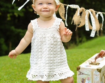 Ready For Rome - Crochet Pattern Sundress Sizes NB - 3T