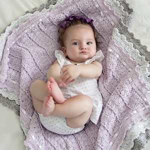 Painted Layers Afghan Crochet Pattern Babies, Toddler & Adult Size Customizable To Any Size Masterpiece