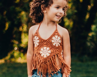 Sunflower And Daisies 100% Cotton Halter Top, Designer Made With Many Colors!