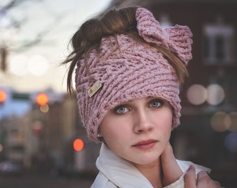 Messy Bun Beanie Crochet Pattern - 2 Crochet Options Regular Closed Hat Or Messy Bun Hat - Messy Bun Hat Crochet Pattern - Summer Solstice