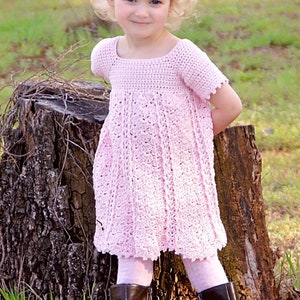 A Dress for All Seasons Crochet Pattern Baby Size 1 Month Through Girls ...