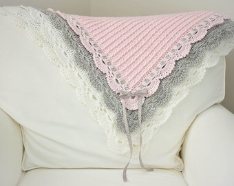 Crochet Ruffled Afghan Crochet Pattern Babies, Toddler & Adult Size Customizable To Any Size Masterpiece