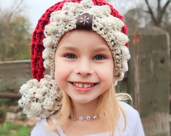 Snowball Santa Hat Crochet Pattern Includes Sizes Babies Through Adult