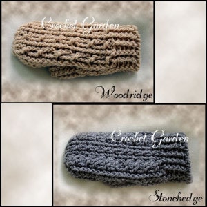 Rugged Mountain Mittens Collection Crochet Pattern Patterns for Men