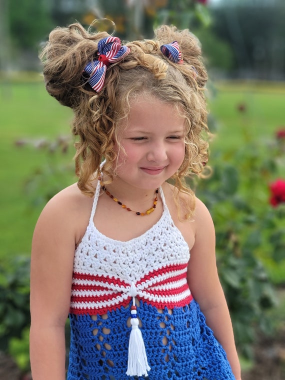fourth of july crochet top