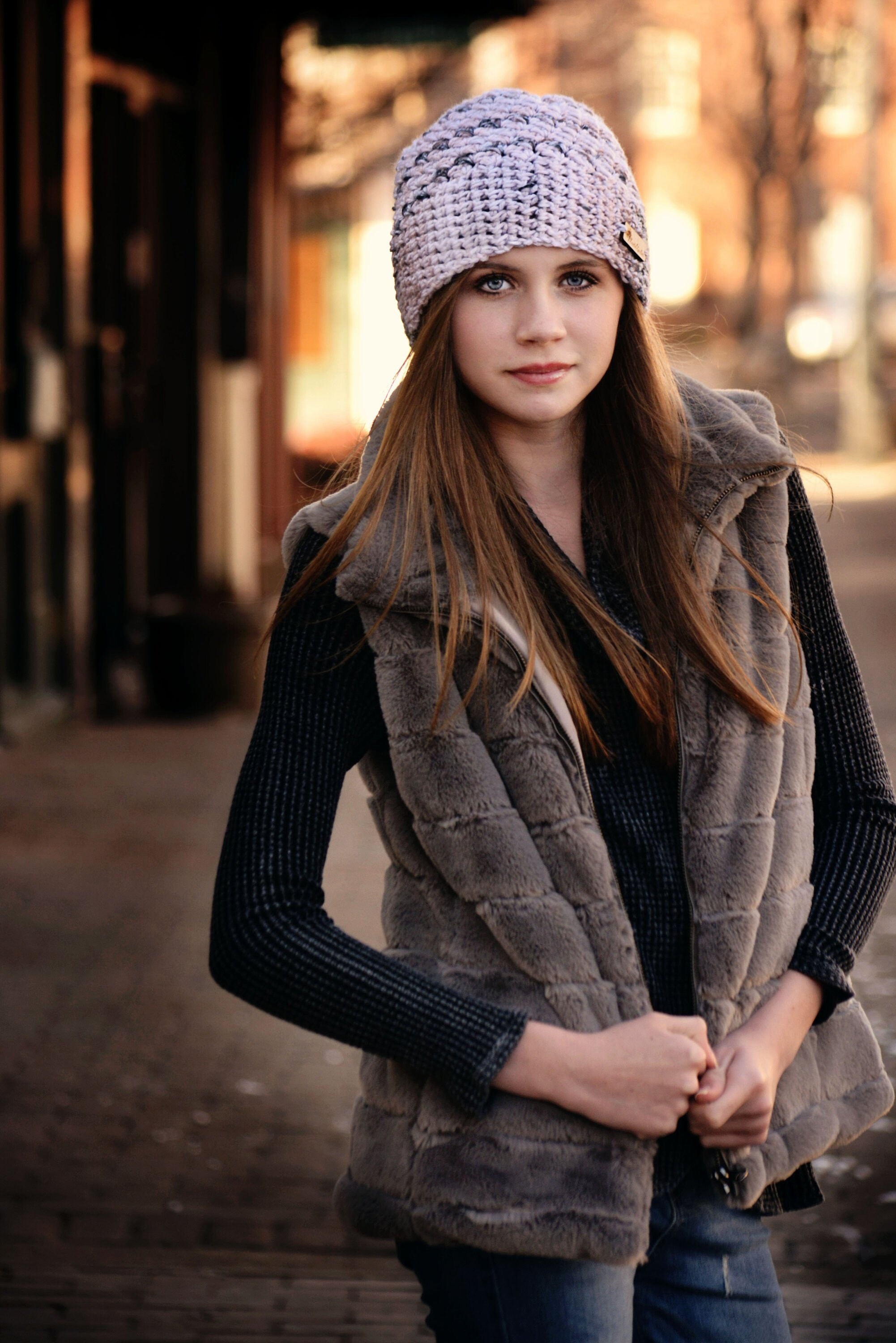 Sandstorm Crochet Messy Bun Beanie or 