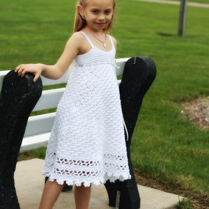 Olivia's Maxi Dress Crochet Pattern, Sizes 2T Girls Size 12 - Etsy