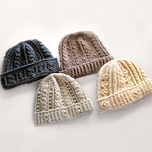 Rugged Mountain Hat Collection Crochet Pattern Patterns for Men