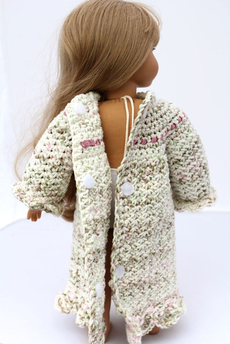 Pioneer Nightgown and Nightcap Crochet Pattern To Fit 18 inch Etsy