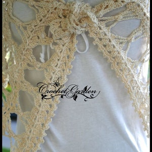 Oberon's Lace Wrap Crochet Pattern Sarong Shawl Wrap image 4