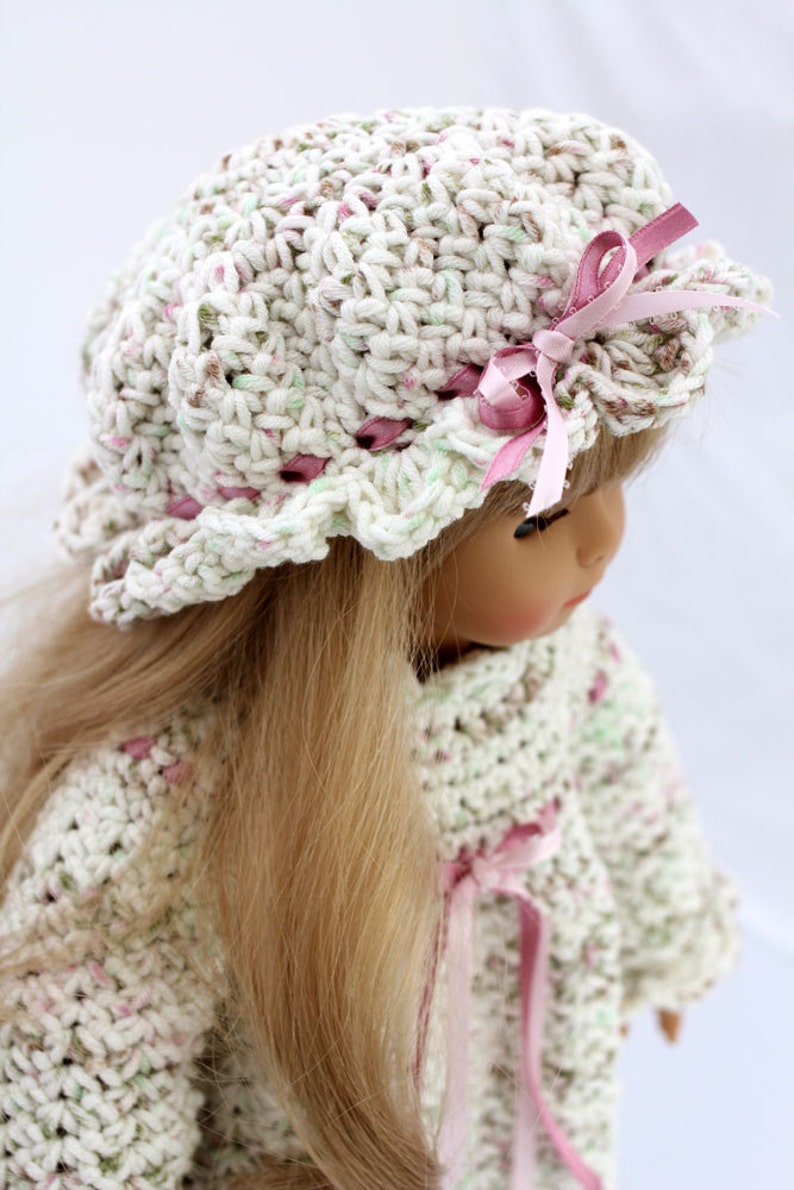 Pioneer Nightgown and Nightcap Crochet Pattern To Fit 18 inch Etsy
