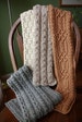 Mountain Range Scarves Crochet Pattern - Set of 4 