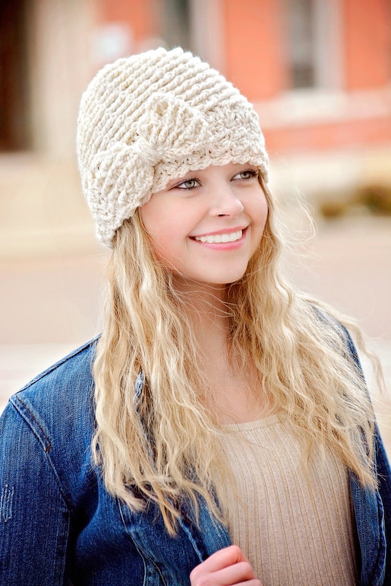 Crochet Pattern: Messy Bun Hat or 