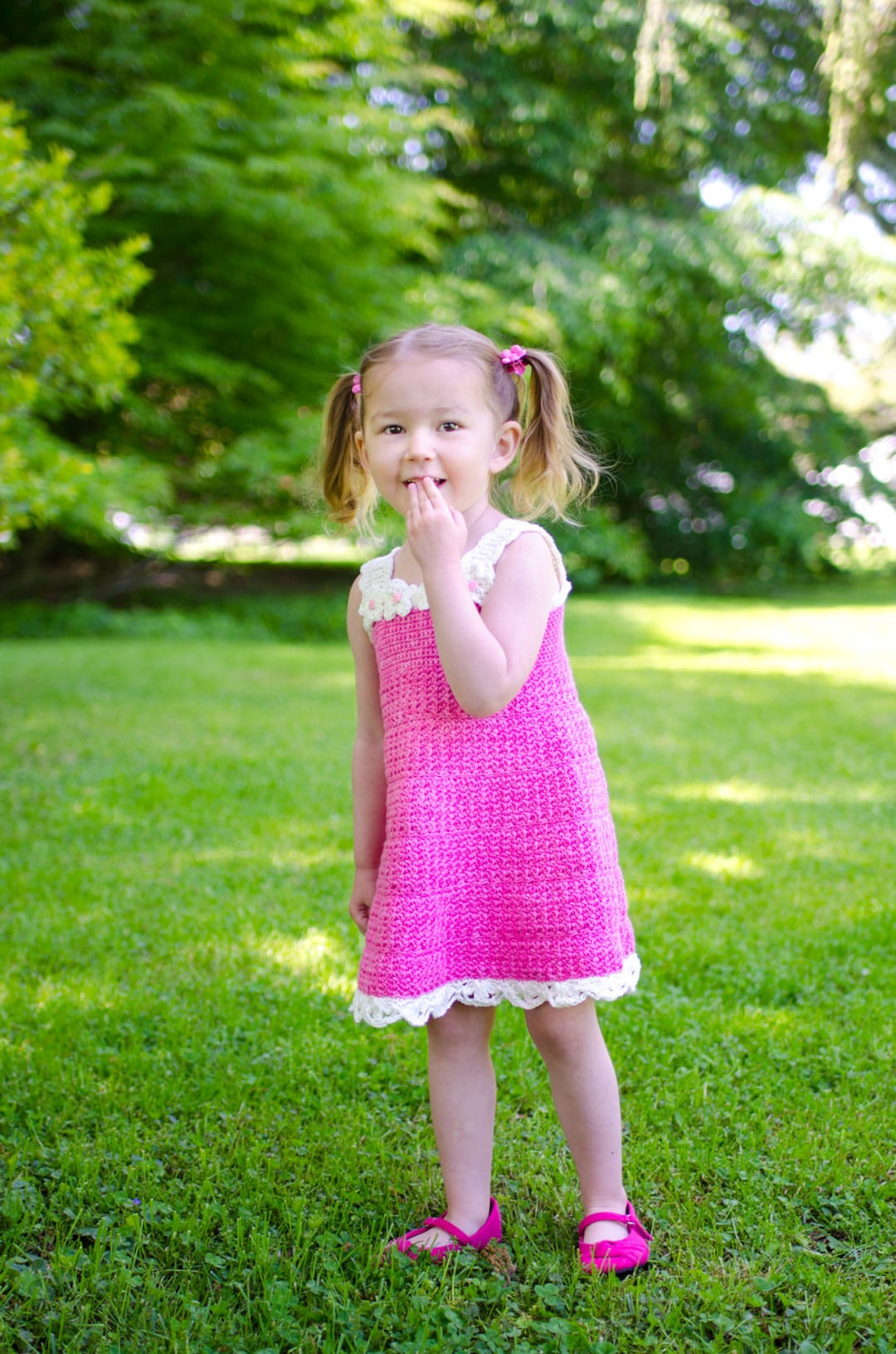 Crochet Dress Pattern - Baby Kids Crochet Dress Pattern