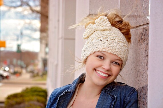 Regular Hat Crochet Ponytail Hat - Etsy