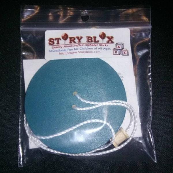 Whirling Spin Toy - Circle - Denim Blue