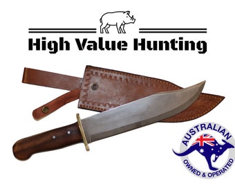 Australian WW2, Combat Bowie Knife (Functional Replica) Hunting/Fighting Knife.