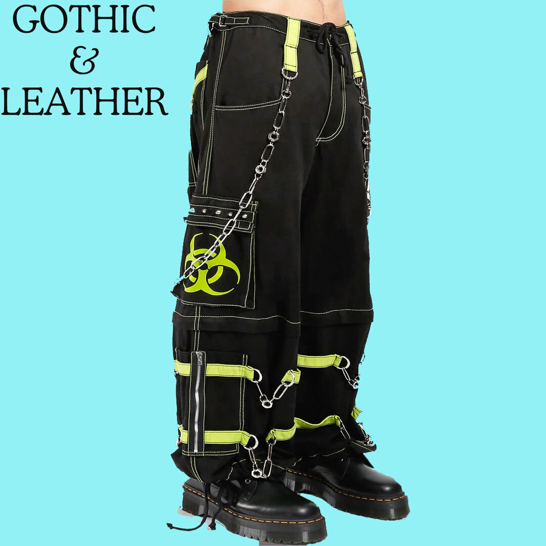 【oan】Drop Strap Cargo Pants XYXIONGMAO Multi-Pocket Loose Overalls Casual Functional