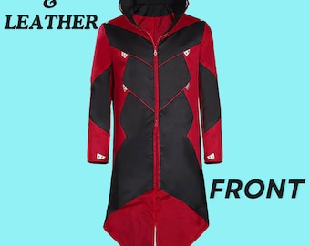 Sonic Dr. Eggman Cosplay Coat, Cosplay Costumes,Steampunk coat for mens,mens gothic coat-Handmade