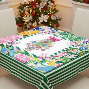 Christmas Mahjong Chinoiserie Festive Citrus And Florals