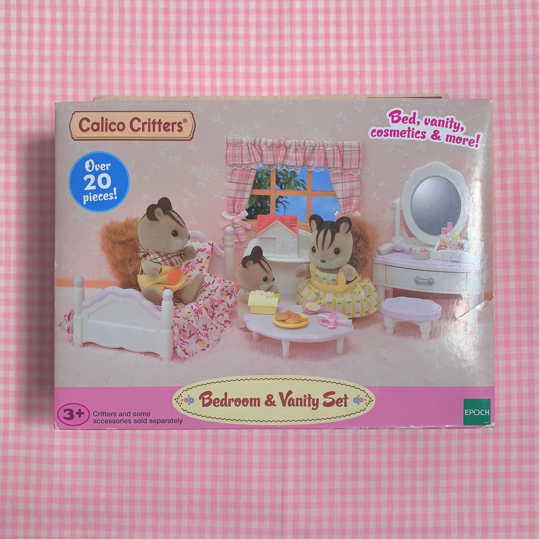 Calico Critters Bedroom and Vanity Set - Etsy