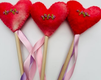 Heart Fairy Wand birthday wand magic wand Waldorf inspired toys