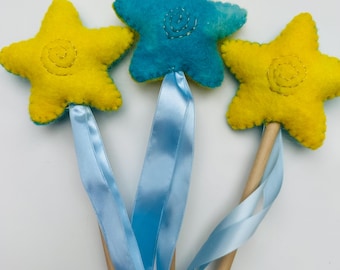 Star Fairy Wand birthday wand magic wand Waldorf inspired toys