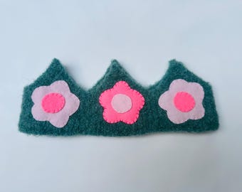 Wool birthday crown Waldorf Inspired Toy