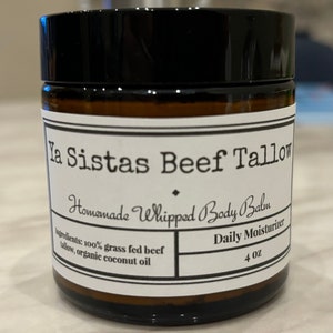 Organic Beef Tallow Moisturizer